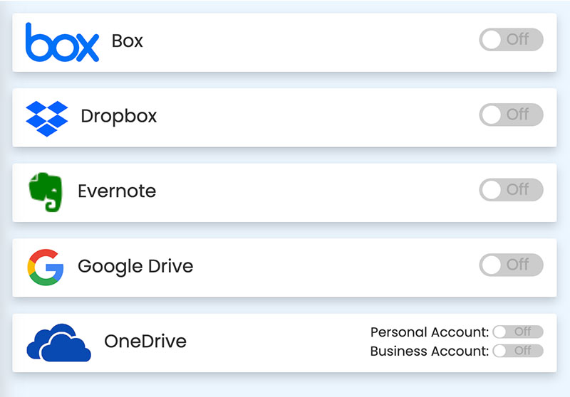 Traveling Mailbox integrations