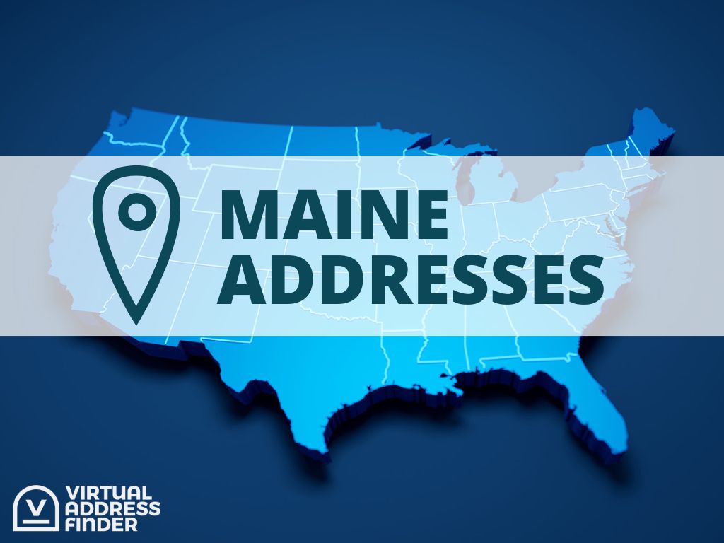 Virtual addresses in Maine, USA