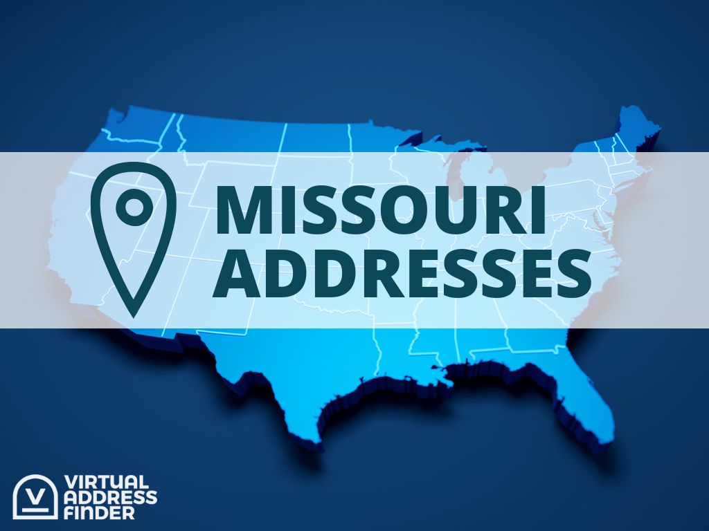 Virtual addresses in Missouri, USA
