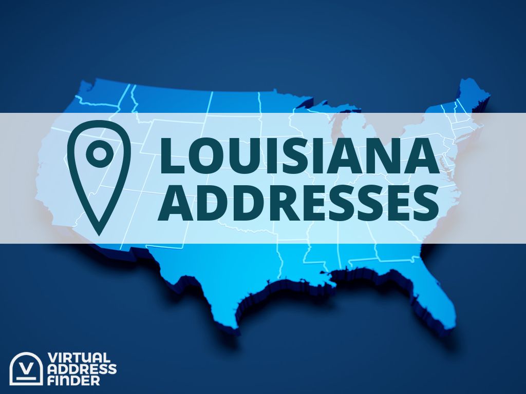 Virtual addresses in Louisiana, USA