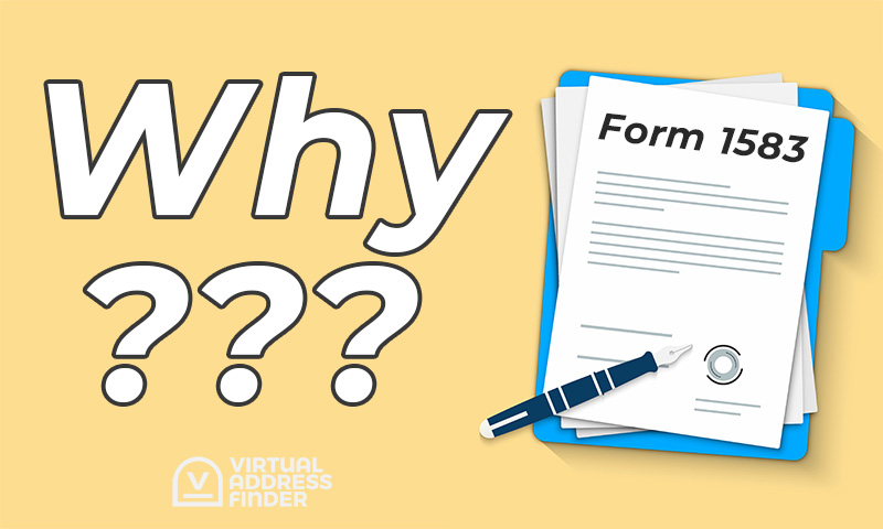 Why Form 1583?