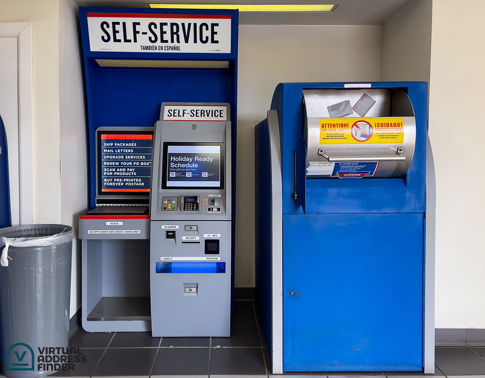 USPS self-service kiosk