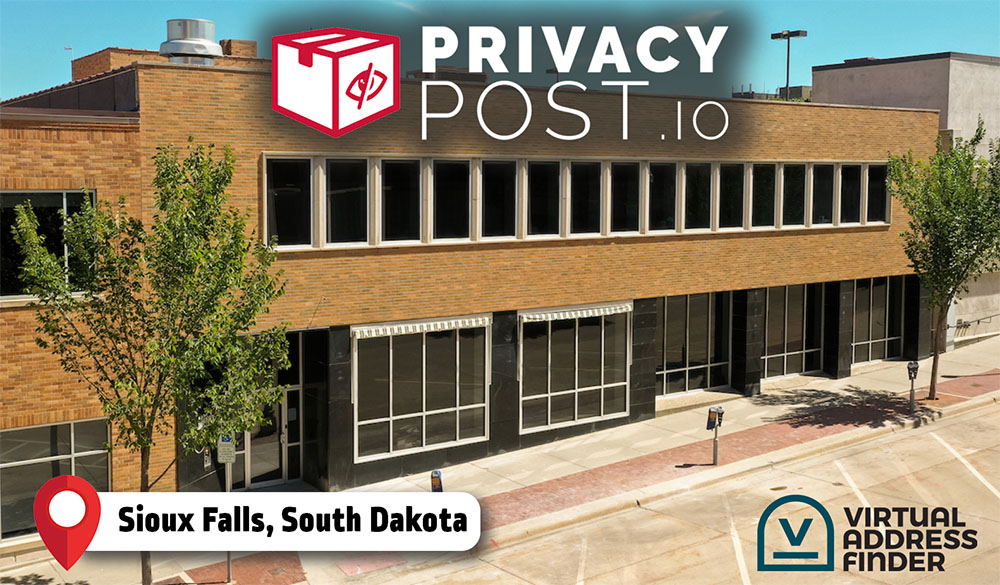 The PrivacyPost Sioux Falls, SD address location