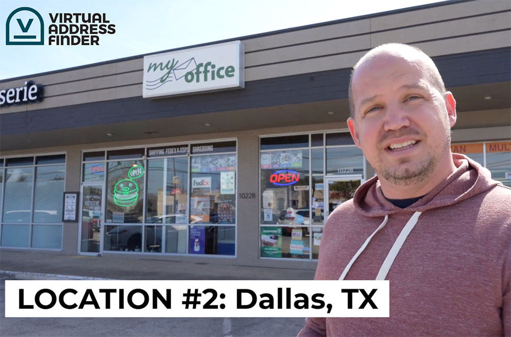 Visit a Dallas virtual address location